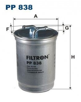 Паливний фільтр FILTRON PP 838 (фото 1)