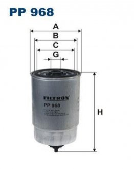 Топливный фильтр FILTRON PP 968/5 (фото 1)