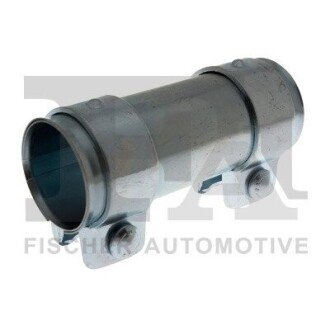 FISCHER Соединитель труб 52/56.5x95 мм SS 1.4301 + MS clamp + 10.9 bolt + 10.9 nu 004-852