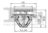 Кліпса кріплення (затискач) Fischer Automotive One (FA1) 10-40028.5 (фото 2)