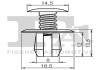 Кліпса кріплення (затискач) Fischer Automotive One (FA1) 11-30008.5 (фото 2)