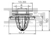 Кліпса кріплення (затискач) Fischer Automotive One (FA1) 11-40038.5 (фото 2)