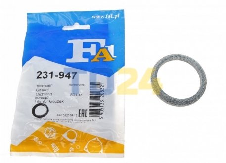 Уплотнительное кольцо (труба выхлопного газа) Fischer Automotive One (FA1) 231-947 (фото 1)