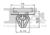 Кліпса кріплення (затискач) Fischer Automotive One (FA1) 76-40009.5 (фото 2)