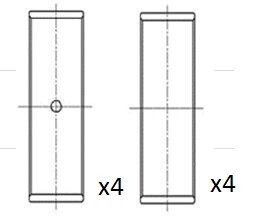 Вкладиш шатунний Fischer Automotive One (FA1) BB2022-025 (фото 1)