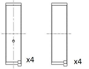 Вкладыш шатунный BB2045-050