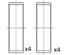 Вкладыш шатунный BB2067-025