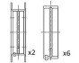 Вкладыши коренные +0.50 Opel 1.0 16V X10XE/Z10XE Fischer Automotive One (FA1) BM1016-050 (фото 1)