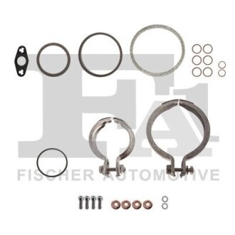 FISCHER BMW Комплект прокладок турбіни + хомут 7 (F01, F02, F03, F04) 09- KT100490