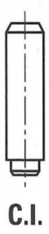 Напрямна втулка клапана випускного CITROEN JUMPY 95-07,C4 04-11,C5 01-17,C8 02-14,Xsara 97-06,Pi FRECCIA G11317 (фото 1)