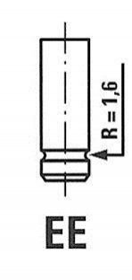 Клапан впускний TOYOTA 4444/SNT IN R4444/SNT
