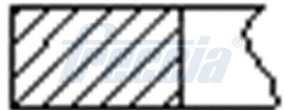 Кольца поршня ø80 [2 x 2 x 3] STD FR10-382900