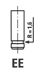 Клапан випускний FIAT LANCIA 3954/RCR EX R3954/RCR