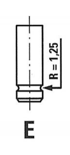 Клапан IN Daewoo Lanos 1.3/1.5 A13DM/A15DM 97- (38X7X103.5) R6094SCR