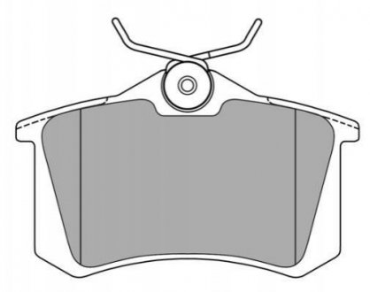 Гальмівні колодки (задні) FBP0615