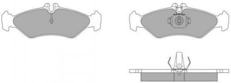 Тормозные колодки (задние) FBP1034