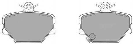 Тормозные колодки (передние) FBP1133