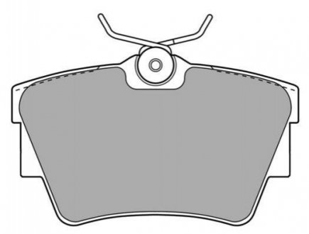 Гальмівні колодки (задні) FBP1152