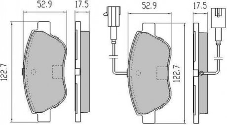 Тормозные колодки (передние) FBP1218