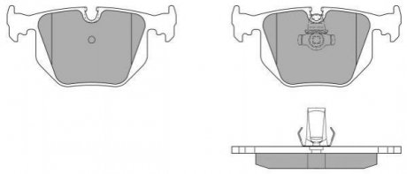Гальмівні колодки (задні) FREMAX FBP1334 (фото 1)