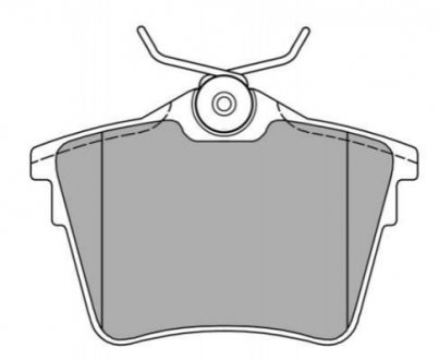 Гальмівні колодки (задні) FBP1409
