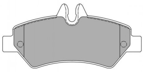 Гальмівні колодки (задні) FBP1521