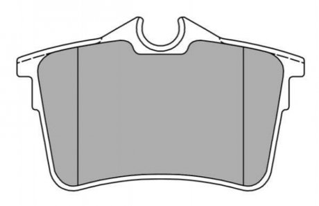 Гальмівні колодки (задні) FBP1580