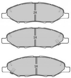 Гальмівні колодки (передні) FREMAX FBP1884 (фото 1)