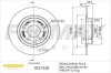 Гальмівний диск (задній) FREMAX BD7328 (фото 1)