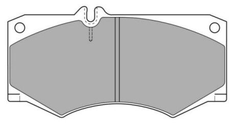 Тормозные колодки (передние) FBP0315