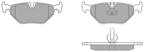 Гальмівні колодки (задні) FBP0734