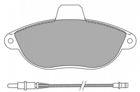 Колодки передні FBP-0933