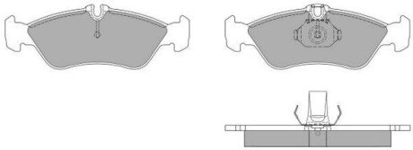 Тормозные колодки (задние) FBP1035