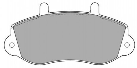 Тормозные колодки (передние) FBP-1140