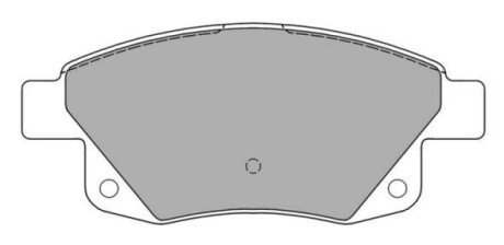 Гальмівні колодки (задні) FBP1452