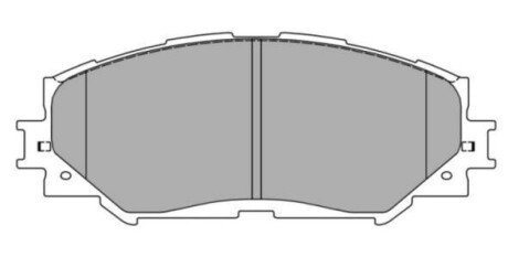 Гальмівні колодки (передні) FBP1467