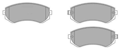 Гальмівні колодки FBP1558