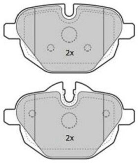 Гальмівні колодки (задні) FBP1854