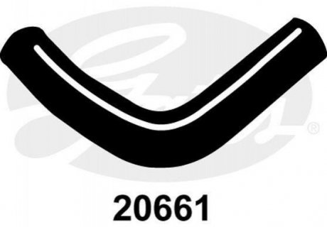 Патрубок Gates 20661 (фото 1)