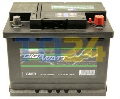 Акумуляторна батарея 56А GIGAWATT 0185755600 (фото 1)