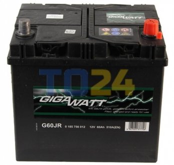 Акумуляторна батарея 60А GIGAWATT 0185756012 (фото 1)