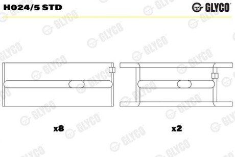 Вкладиш H024/5 STD