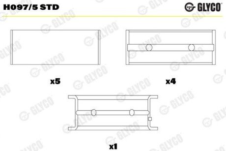 Вкладиш H097/5 STD