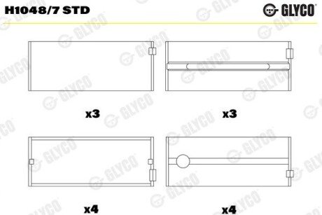 Вкладиш H10487STD