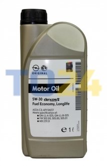 Моторное масло синтетическое 5W30 GM 93165554 (фото 1)