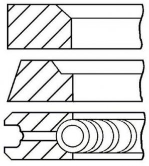 Кільця поршневі 08-106800-00