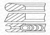 Кільця поршневі,комплект GOETZE 0844530000 (фото 1)