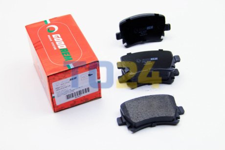 Тормозные колодки задние Caddy III/Golf V/Audi A4 03- GOODREM RM1017 (фото 1)
