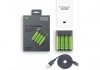 USB зарядное устройство для аккумуляторов АА/ААА и PowerBank GP X411 (фото 12)