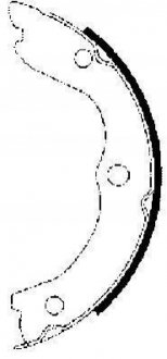 Дискові гальмівні колодки (задні) HELLA 8DA355050-611 (фото 1)